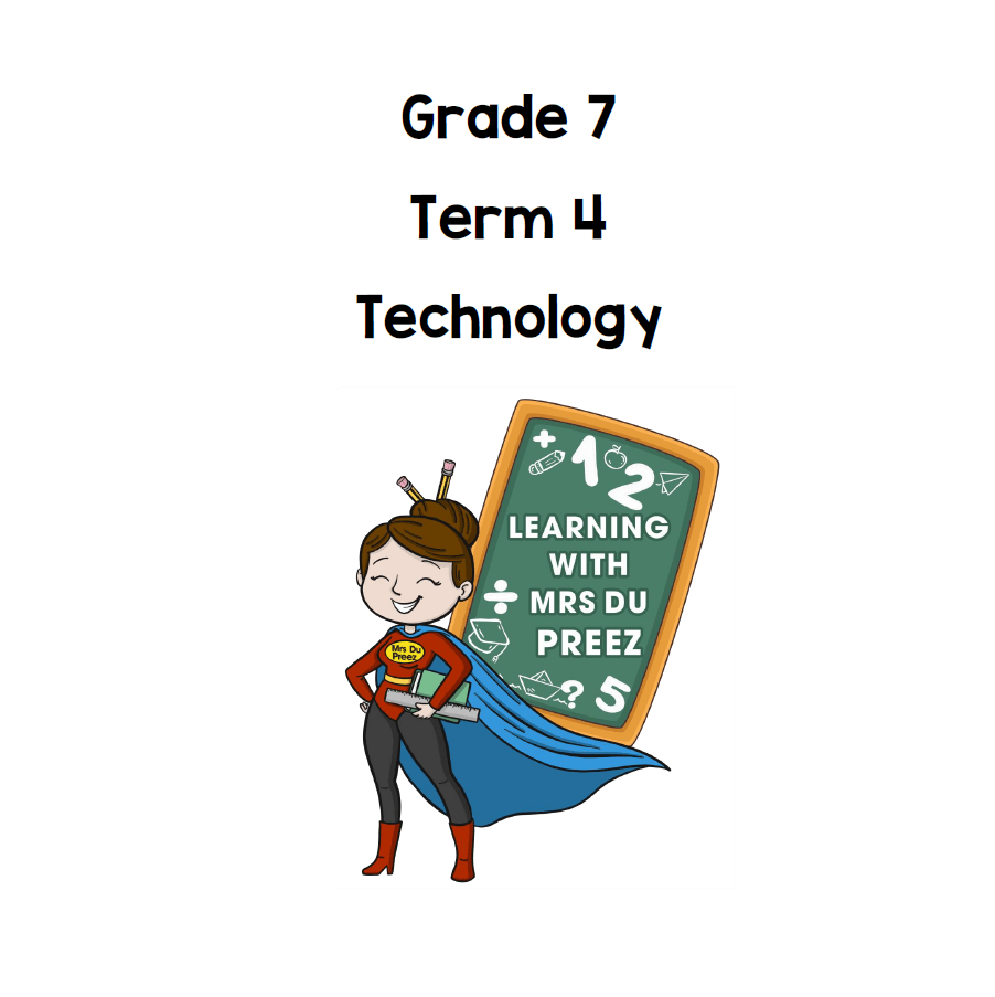 Grade 7 Study Notes 3 - Learning with Mrs Du Preez